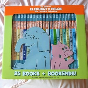 Mo Willems elephant & piggie 25 book set ; Includes 2 bookends New
